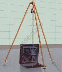 TRSR-01, trójnóg 500kg L=1,48 H=1,92/1,04m